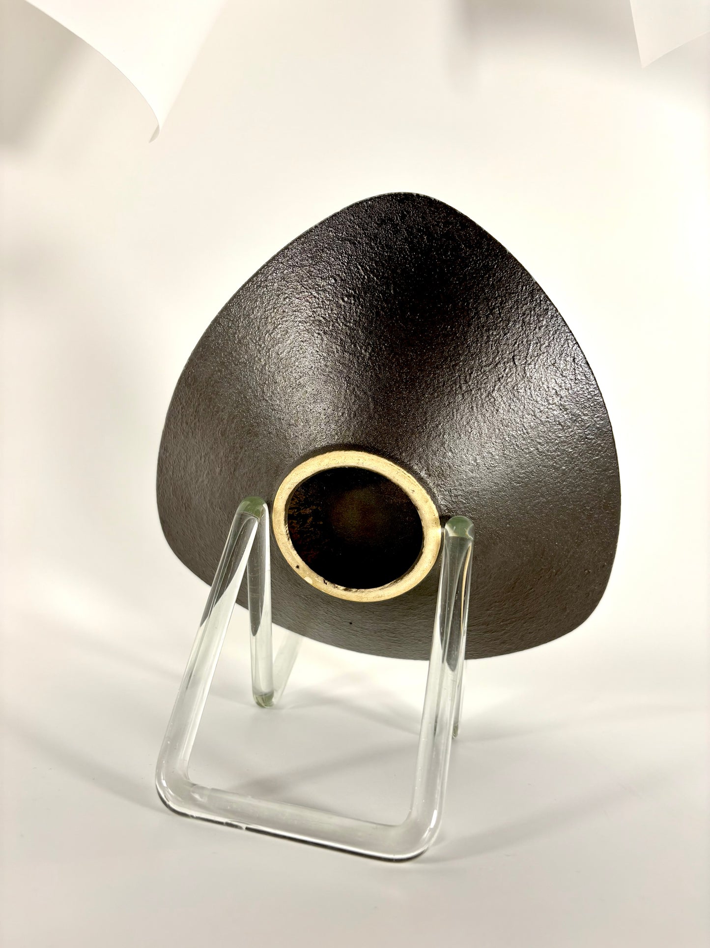 Westdeutsche Mid-Century WGP Keramikschale mit Craquelérissen, 1960er Jahre