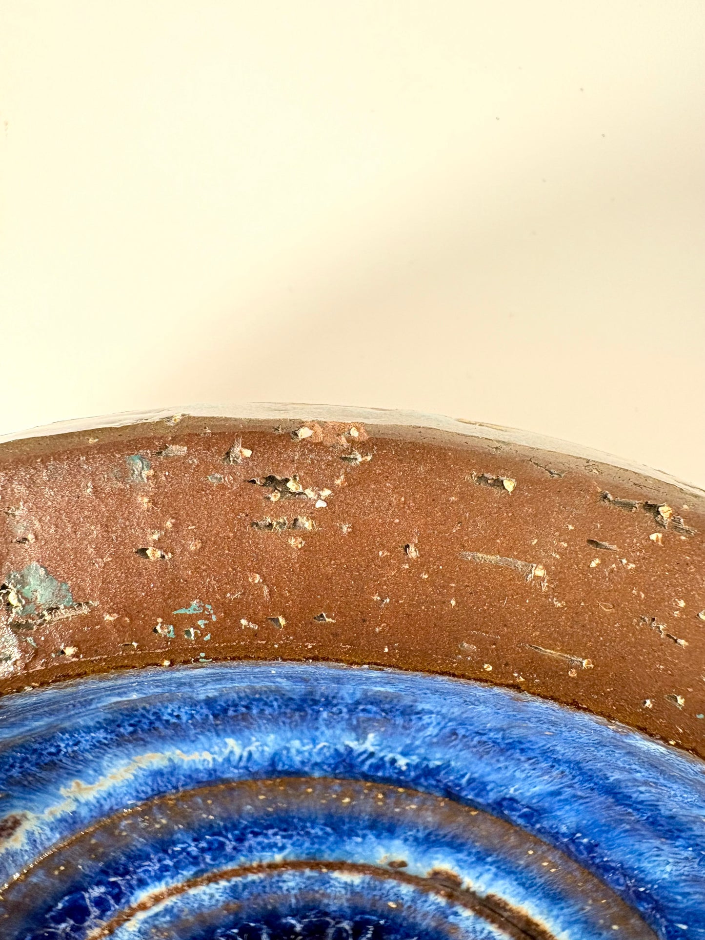 Dänische Steingutschale von Michael Andersen & Søn, Bornholm 1950er Jahre