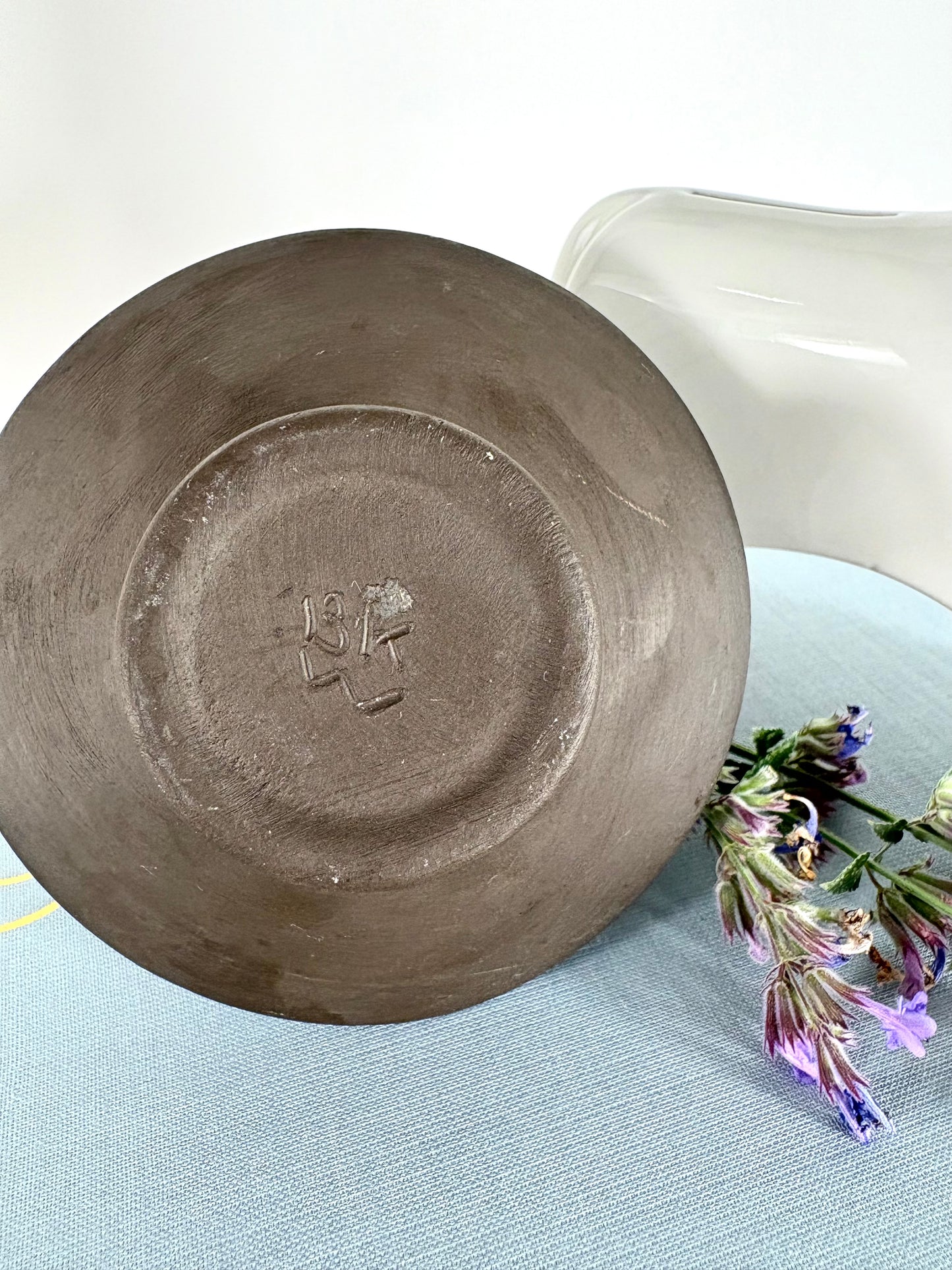 Inge Böttger Ufo Vase (signiert BKW), West Germany Hamburg-Wandsbek 1960er Jahre