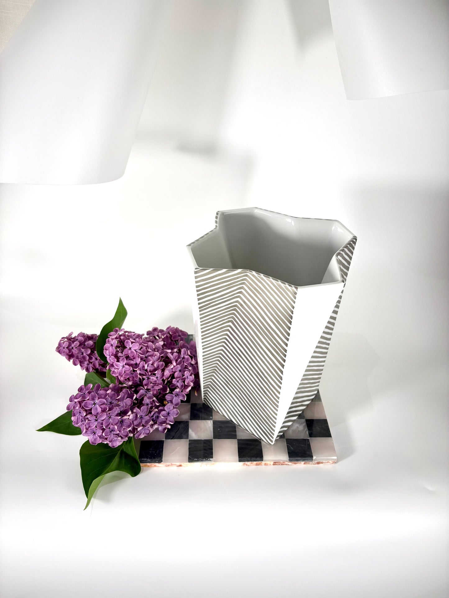 Futuristische Futura Vase von Else Kamp für Bing & Grøndahl, Denmark 1970er