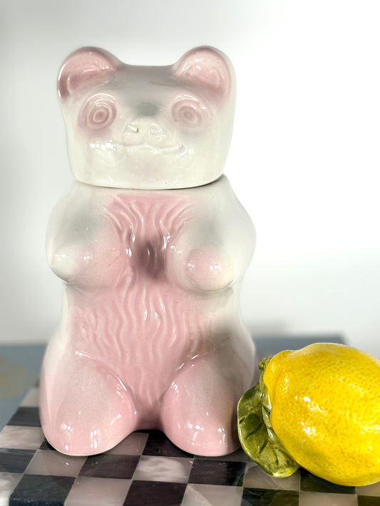 Marzi & Remy Keramik Gummibärchen Dose, MR West Deutschland 1960er Jahre