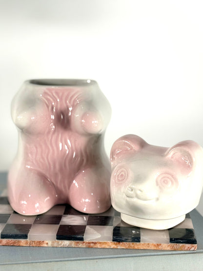 Marzi & Remy Keramik Gummibärchen Dose, MR West Deutschland 1960er Jahre