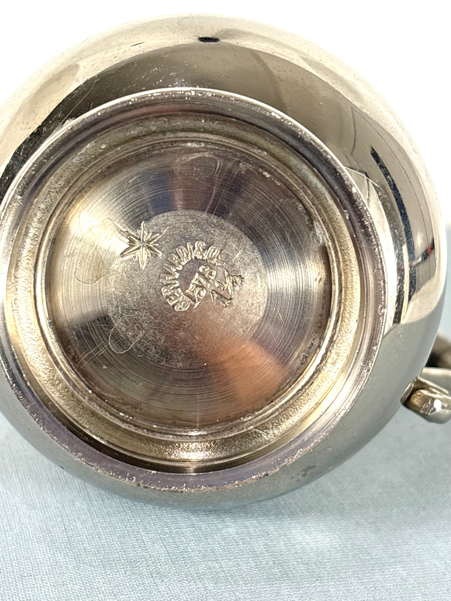 Gerhardi & Co Jugendstil Milchkännchen mit Prägung/Punze 1578 1 1/4