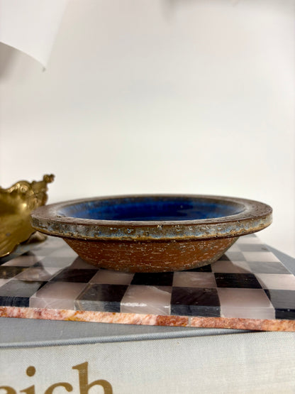 Dänische Steingutschale von Michael Andersen & Søn, Bornholm 1950er Jahre