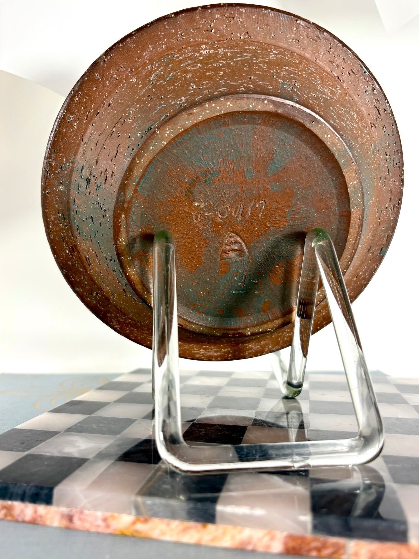 Dänische Steingutschale von Michael Andersen & Søn, Bornholm 1950er Jahre