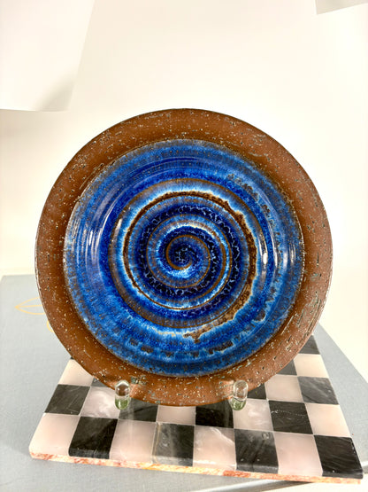 Dänische Steingutschale von Michael Andersen & Søn, Bornholm 1950er Jahre