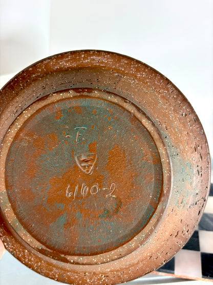 Dänische Steingutschale von Michael Andersen & Søn, Bornholm 1950er Jahre