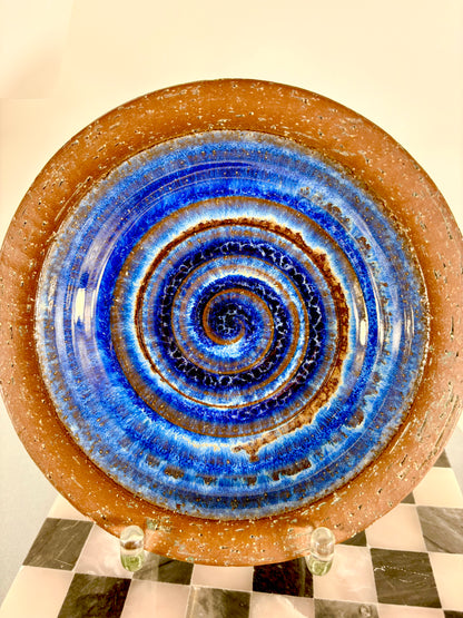 Dänische Steingutschale von Michael Andersen & Søn, Bornholm 1950er Jahre