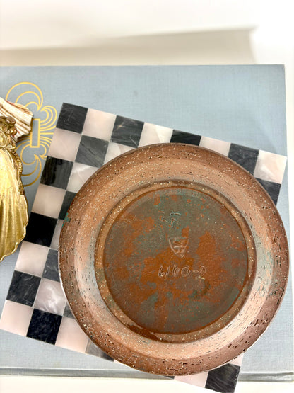 Dänische Steingutschale von Michael Andersen & Søn, Bornholm 1950er Jahre