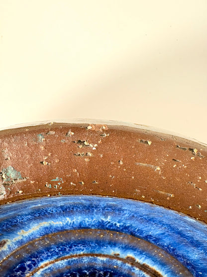 Dänische Steingutschale von Michael Andersen & Søn, Bornholm 1950er Jahre