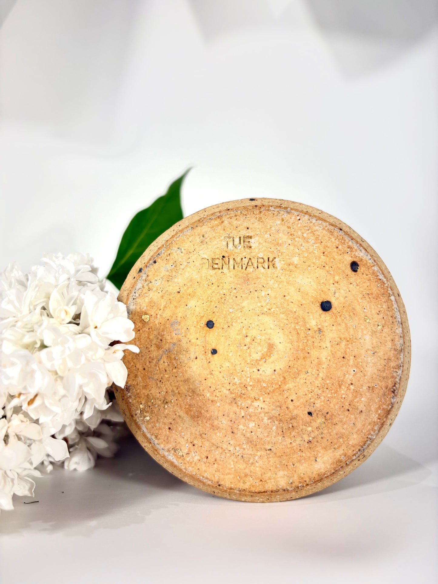 Dänische Tue Poulsen Zylinder Art Studiokeramik Vase aus den 1960er Jahren