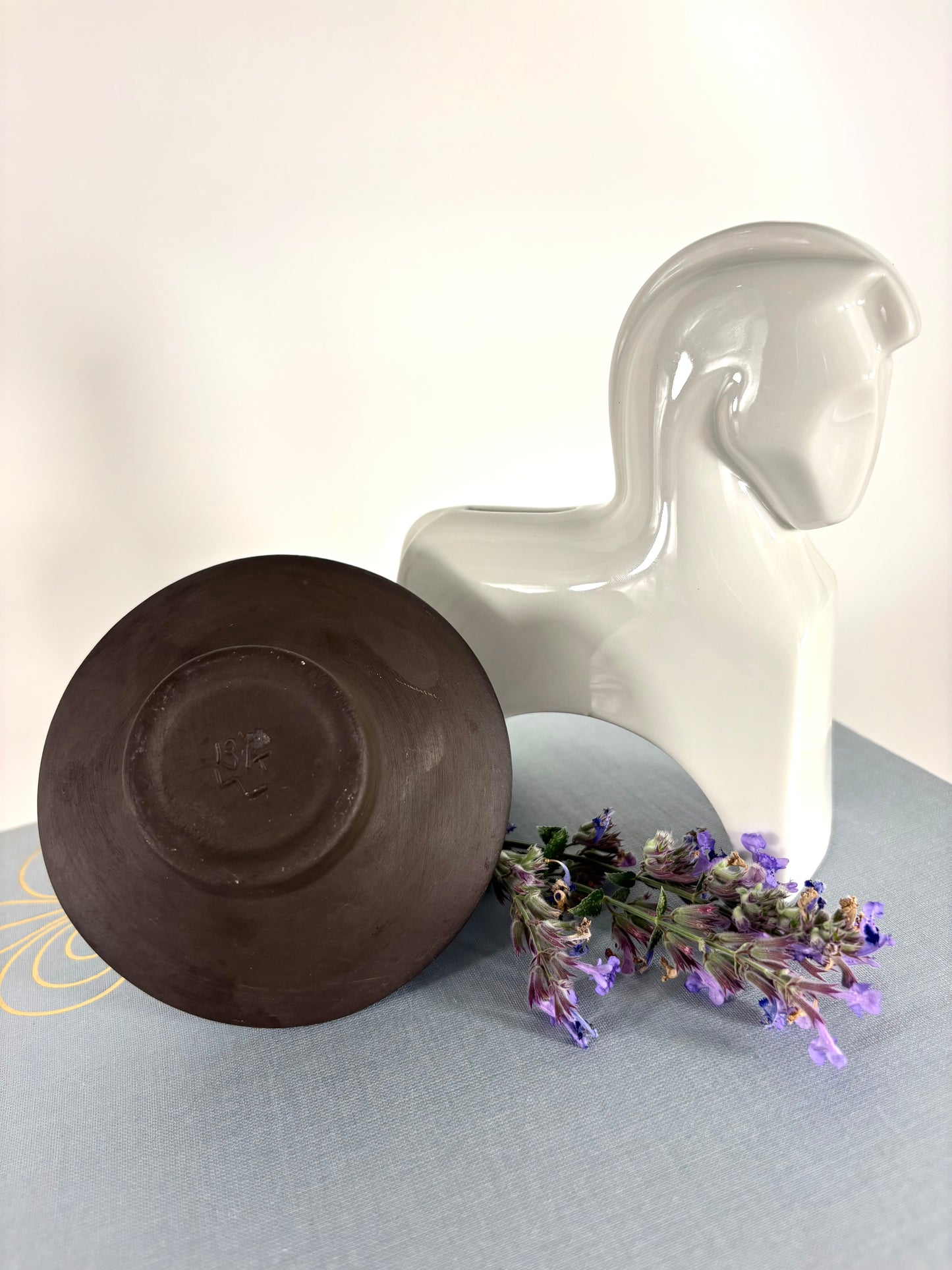 Inge Böttger Ufo Vase (signiert BKW), West Germany Hamburg-Wandsbek 1960er Jahre