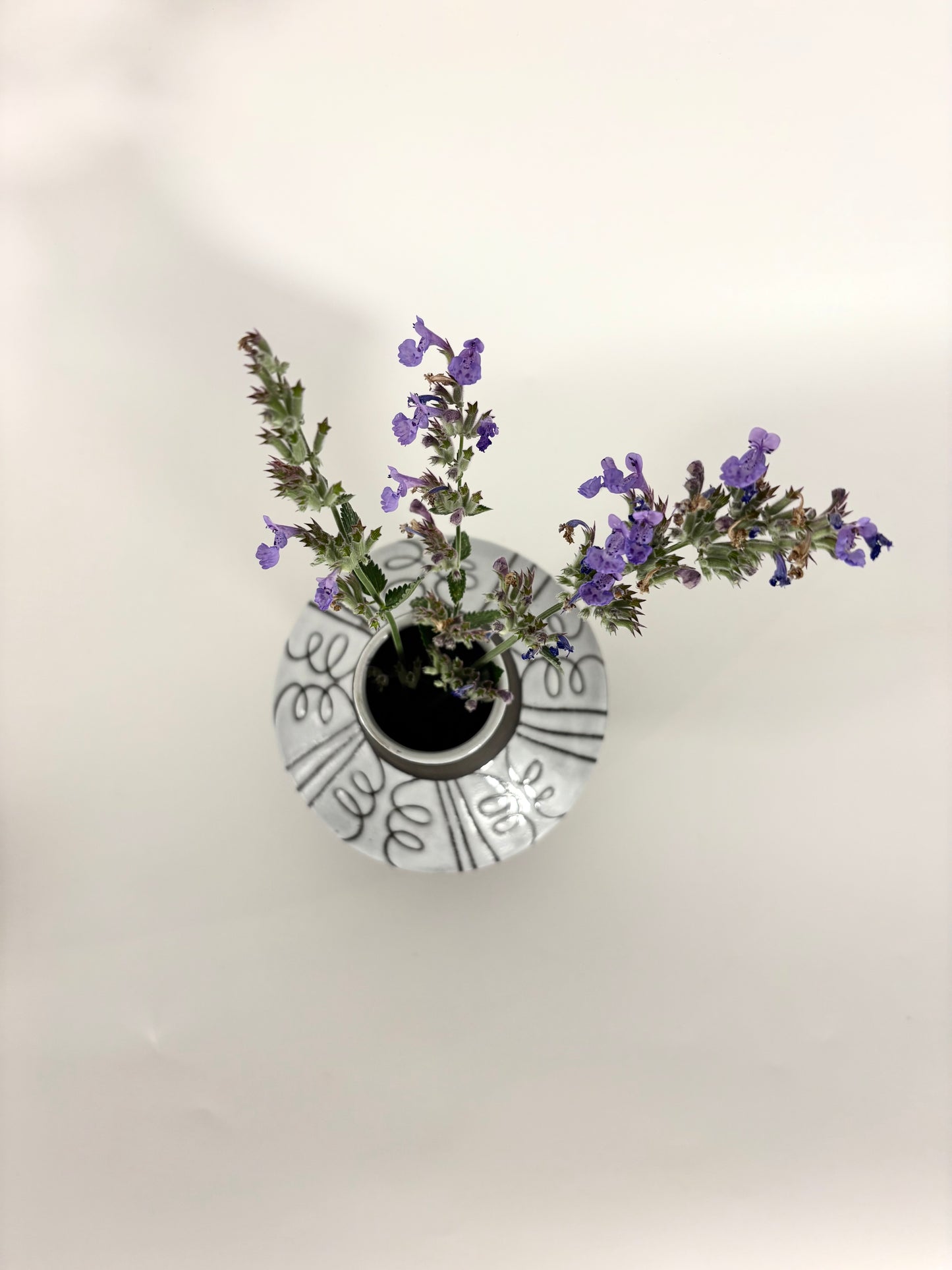 Inge Böttger Ufo Vase (signiert BKW), West Germany Hamburg-Wandsbek 1960er Jahre